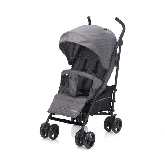 B-Ware Little One Buggy Kinderwagen Sportwagen Tommi Grau Liegefunktion Stauraum Gurt